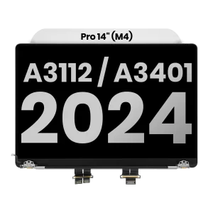(Black) MacBook Pro A3401 Screen M4 Max | 14inch 2024 Complete LCD Screen Replacement | M4 Max Screen 14inch (Space Black) Color