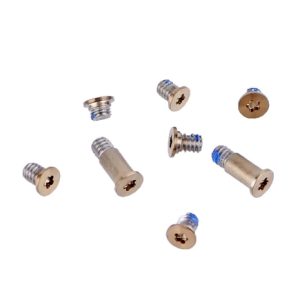 A1534 screw Gold Bottom Case screw Set 8pcs for Macbook 12" A1534 (Early 2015/2016 and Mid 2017)