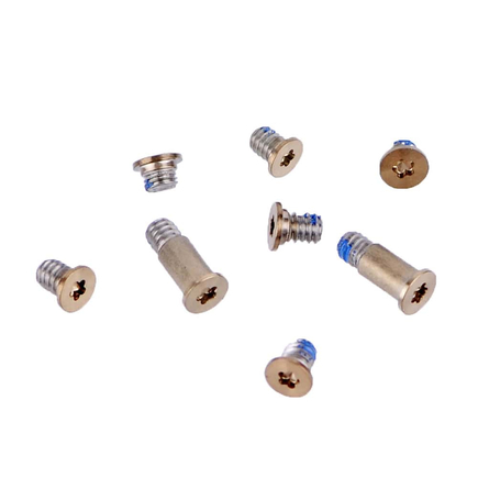 A1534 screw Gold Bottom Case screw Set 8pcs for Macbook 12" A1534 (Early 2015/2016 and Mid 2017)