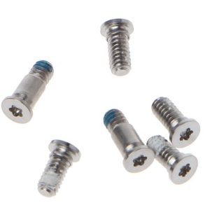 A1707 Screw 6x MacBook Pro Retina 15" Screw A1707 Underbody Bottom Floor Screws Silver-