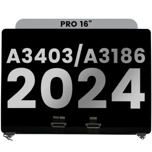 (Black) MacBook Pro A3403 Screen M4 Pro |16inch 2024 A3403 Complete LCD Screen Replacement | M4 Pro Screen 14inch (Space Black) Color