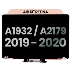 (Rose Gold) MacBook Air A1932 Screen | 2019 MacBook Air Screen replacement | MacBook Air 13inch A1932 Complete LCD Screen Replacement ( Rose Gold )