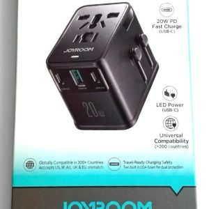 JOYROOM JR-TCW01 20w Universal Travel Adapter 3-Pin