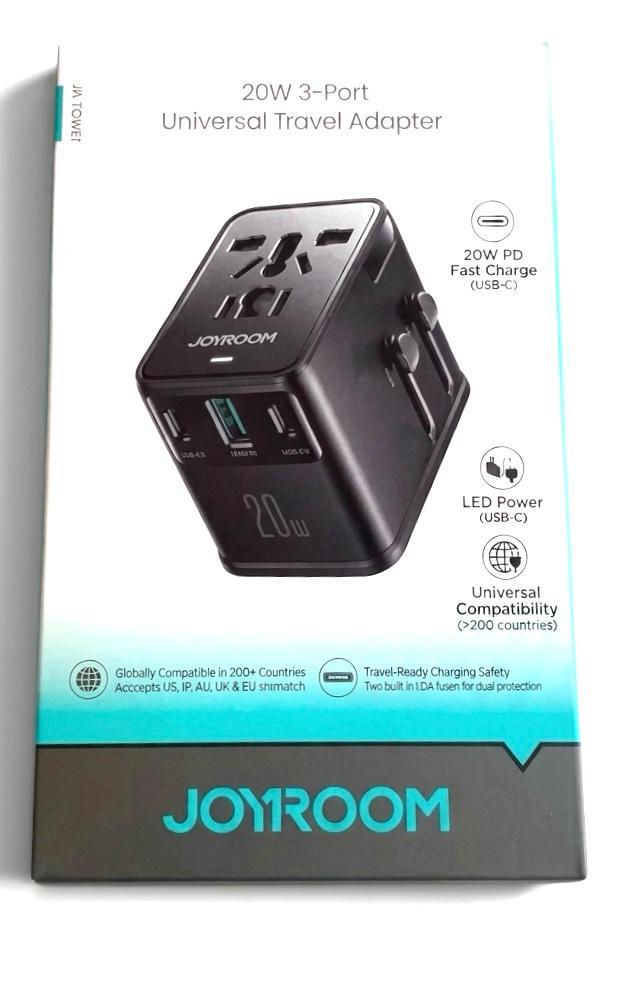 JOYROOM JR-TCW01 20w Universal Travel Adapter 3-Pin